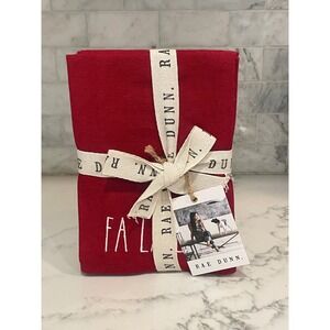 Rae Dunn Joy Napkins Set of 4‎ Red 18x18 Cotton Holiday Christmas